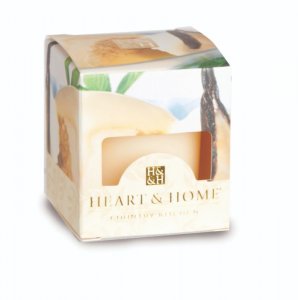 Candela di Soia Profumata - Vaniglia Francese Heart & Home