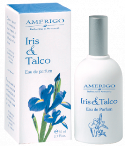 Eau de parfum profumo Iris e Talco Amerigo