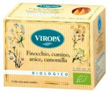 Tisana Finocchio/Cumino/Anice/Camomilla BIO, Viropa