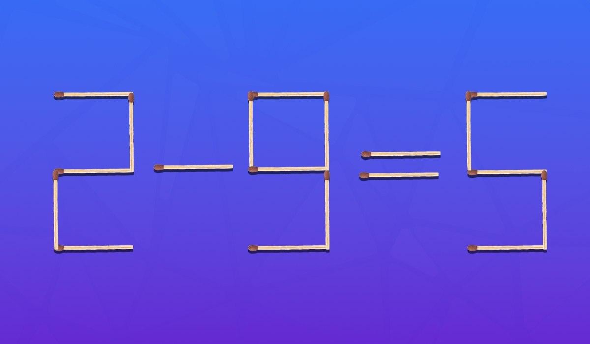 Ποιο σπίρτο πρέπει να μετακινηθεί για να γίνει αληθής η ισότητα: ένα γρήγορο τεστ IQ