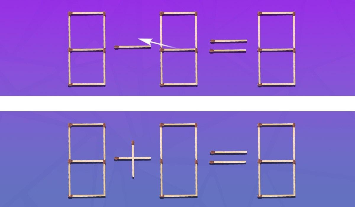 Ποιο σπίρτο και πού να το μετακινήσετε για να γίνει η ισότητα αληθινή: ένα δύσκολο τεστ IQ