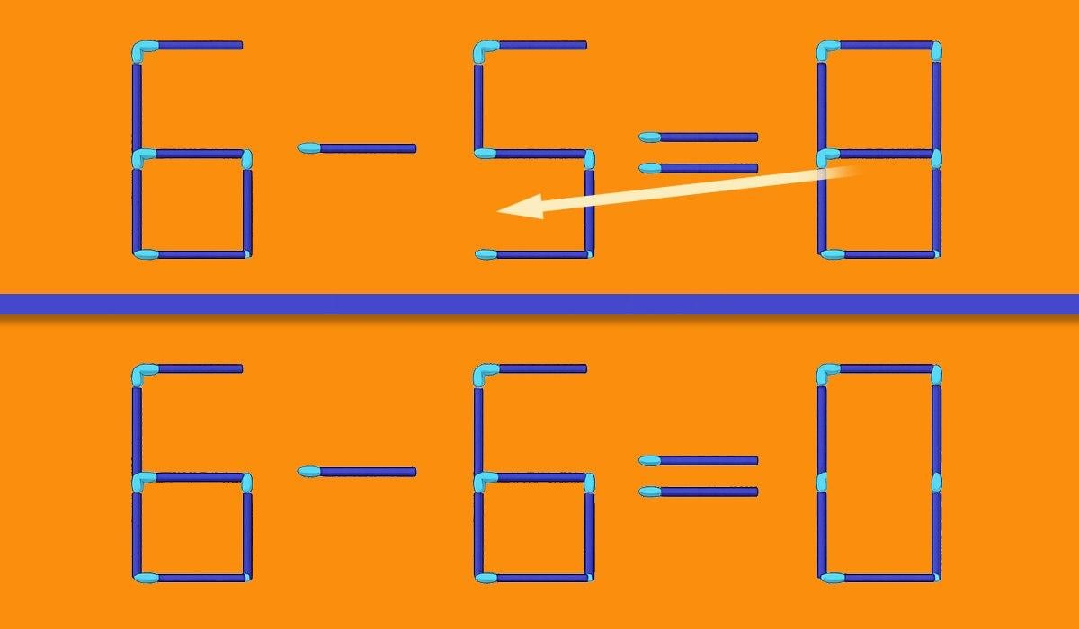 Γρήγορο τεστ IQ: πρέπει να μετακινήσετε μόνο ένα σπίρτο